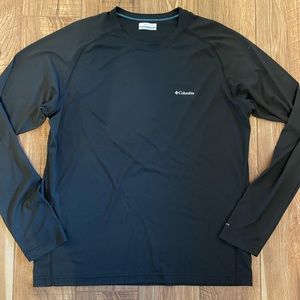 Men’s Black Long Sleeve Columbia Shirt XL